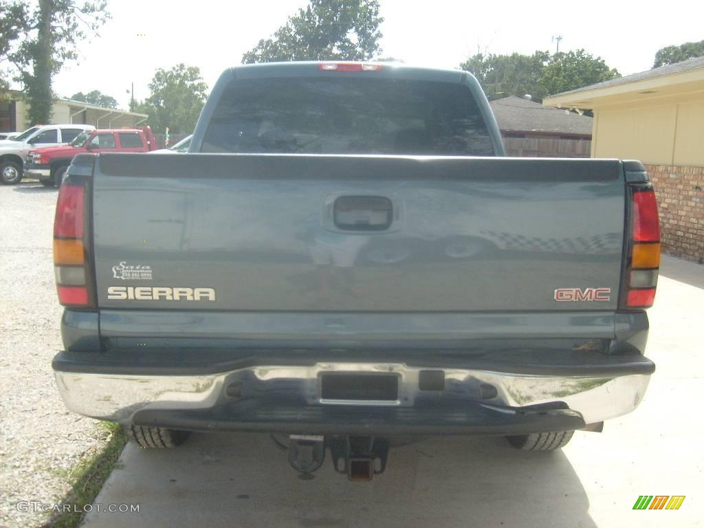 2006 Sierra 1500 SLT Crew Cab - Deep Blue Metallic / Pewter photo #6