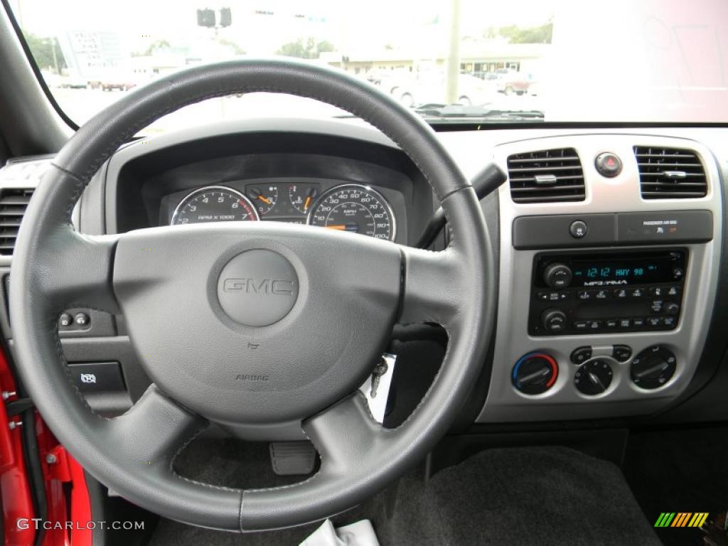 2009 GMC Canyon SLE Regular Cab Medium Pewter Dashboard Photo #45134006