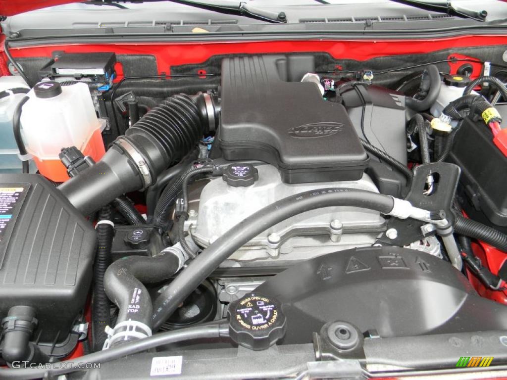 2009 GMC Canyon SLE Regular Cab 2.9 Liter DOHC 16-Valve VVT 4 Cylinder Engine Photo #45134078