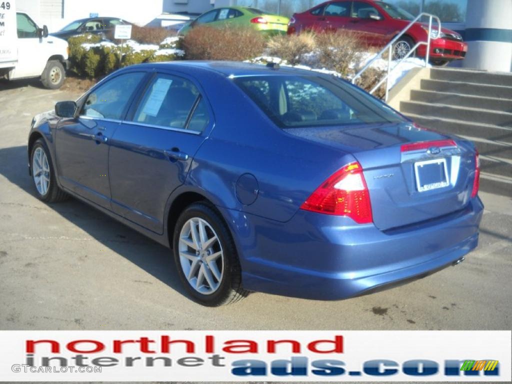 2010 Fusion SEL - Sport Blue Metallic / Charcoal Black photo #8