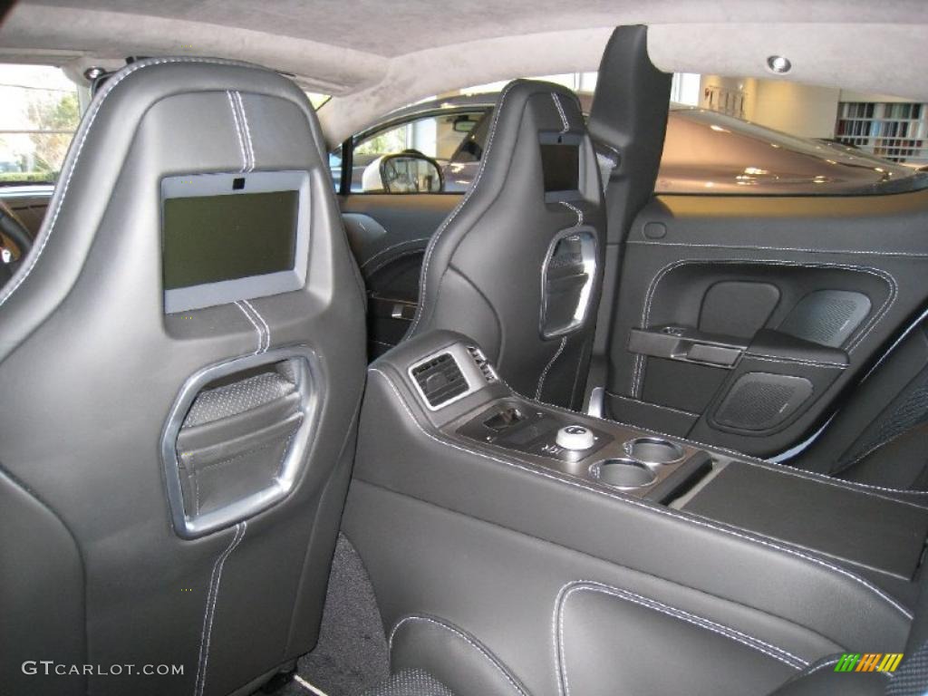 Obsidian Black Interior 2011 Aston Martin Rapide Sedan Photo #45136102