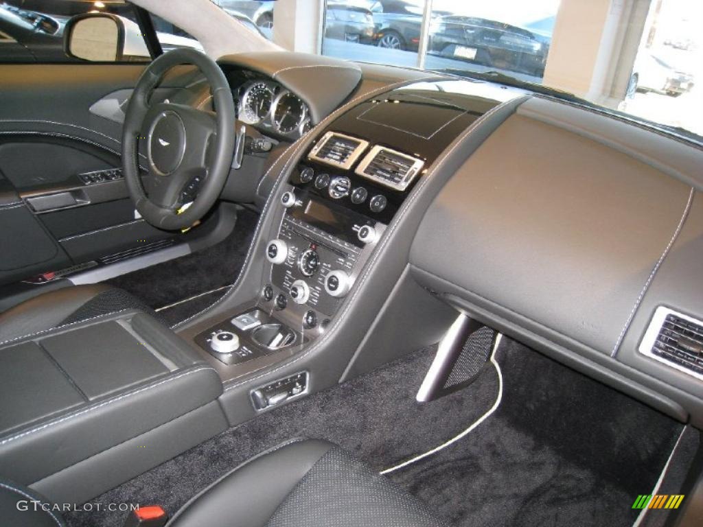2011 Aston Martin Rapide Sedan Obsidian Black Dashboard Photo #45136149