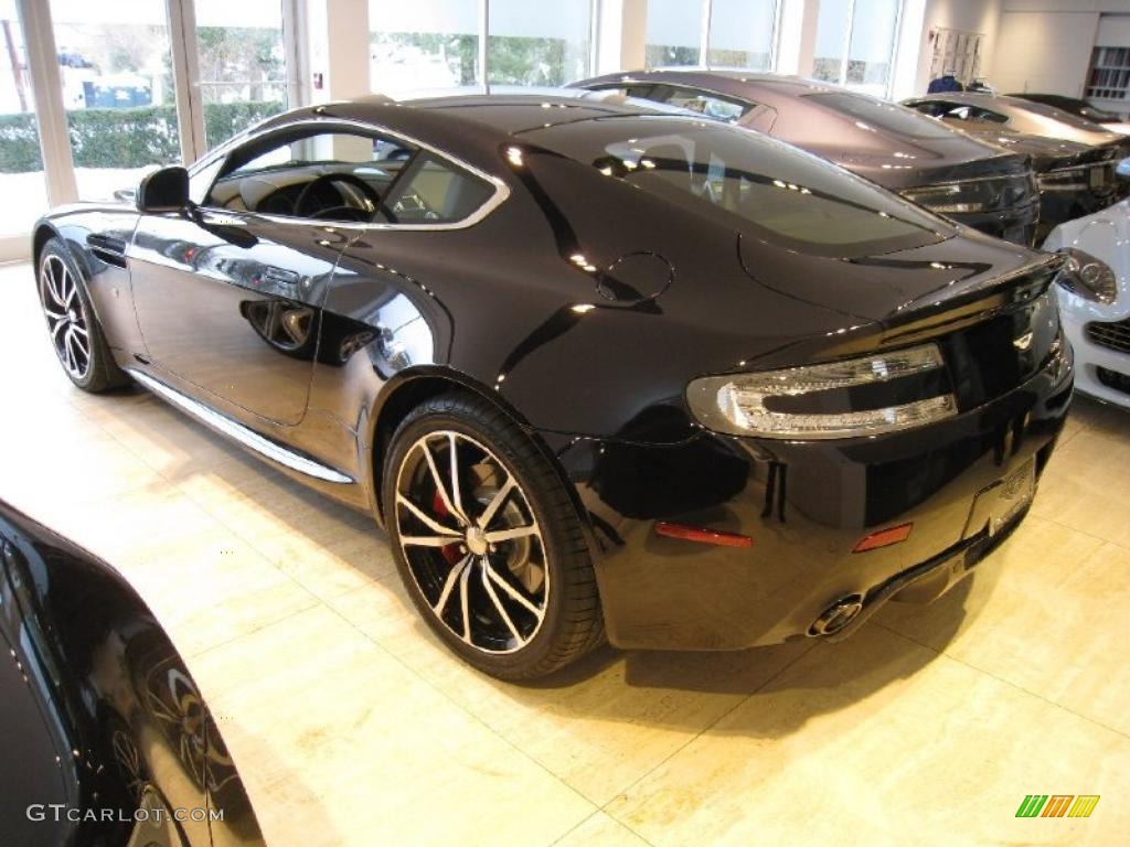 2011 V8 Vantage N420 Coupe - Onyx Black / Obsidian Black photo #4