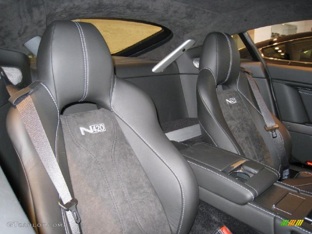 2011 V8 Vantage N420 Coupe - Onyx Black / Obsidian Black photo #7