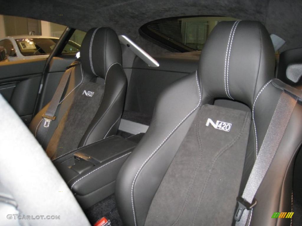 2011 V8 Vantage N420 Coupe - Onyx Black / Obsidian Black photo #9
