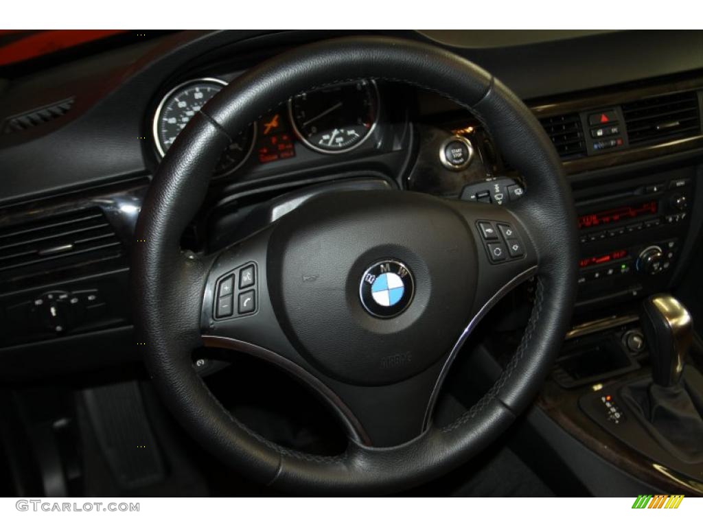 2008 3 Series 328i Convertible - Jet Black / Saddle Brown/Black photo #8