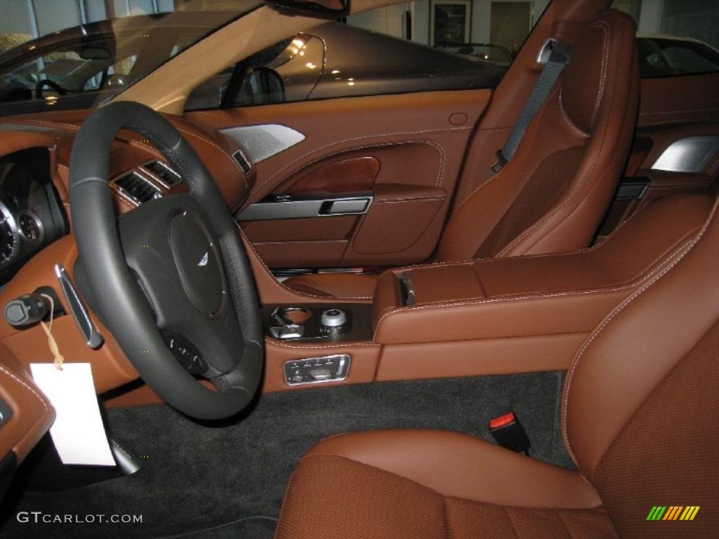Chestnut Tan Interior 2011 Aston Martin Rapide Sedan Photo #45136427