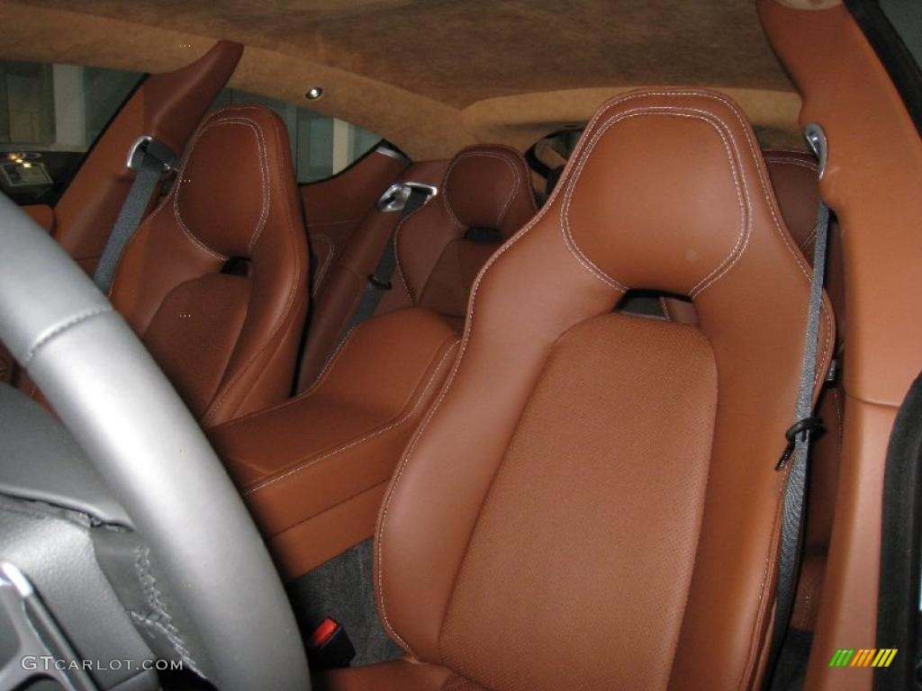 Chestnut Tan Interior 2011 Aston Martin Rapide Sedan Photo #45136443