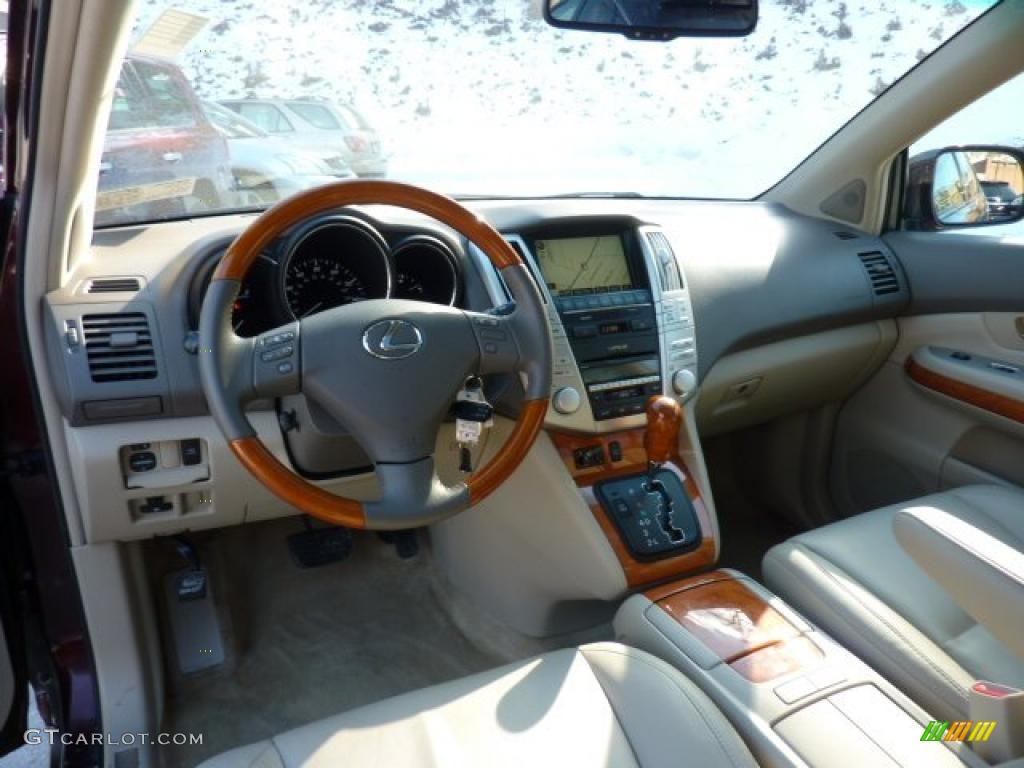 Parchment Interior 2009 Lexus RX 350 AWD Photo #45136467