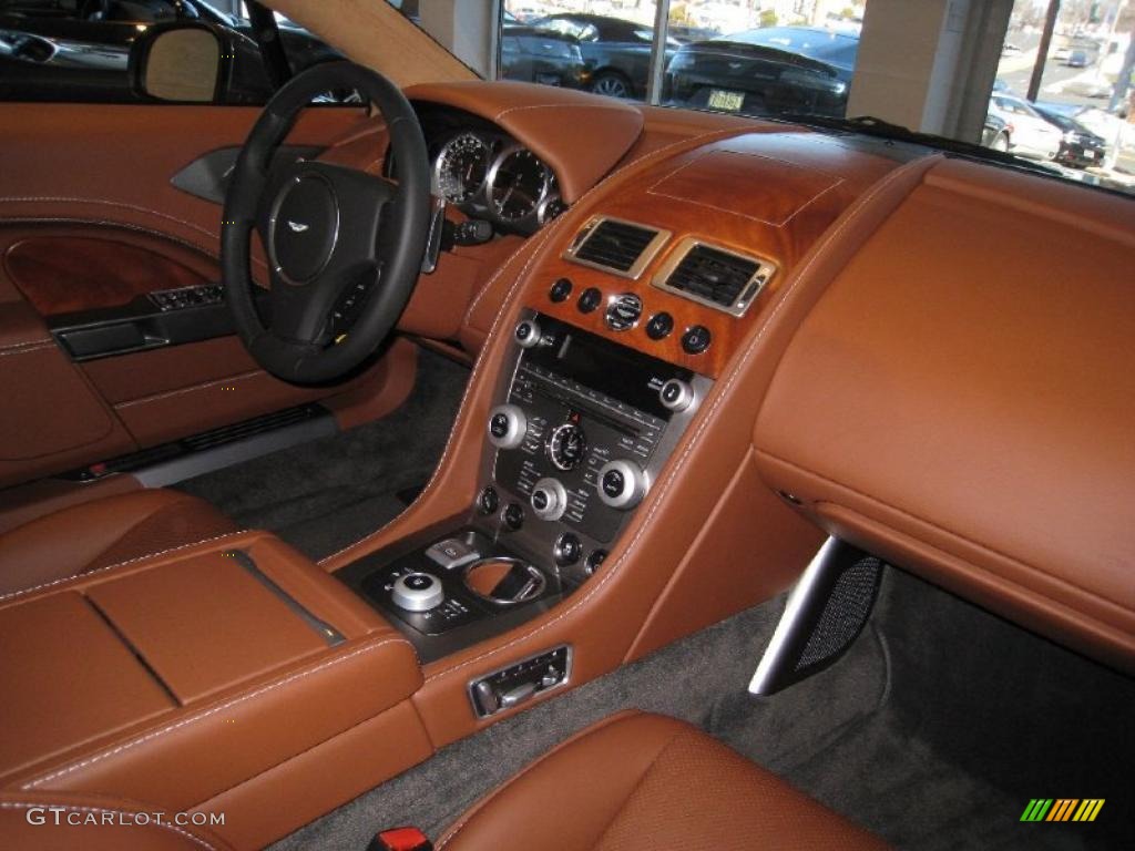 2011 Aston Martin Rapide Sedan Chestnut Tan Dashboard Photo #45136487
