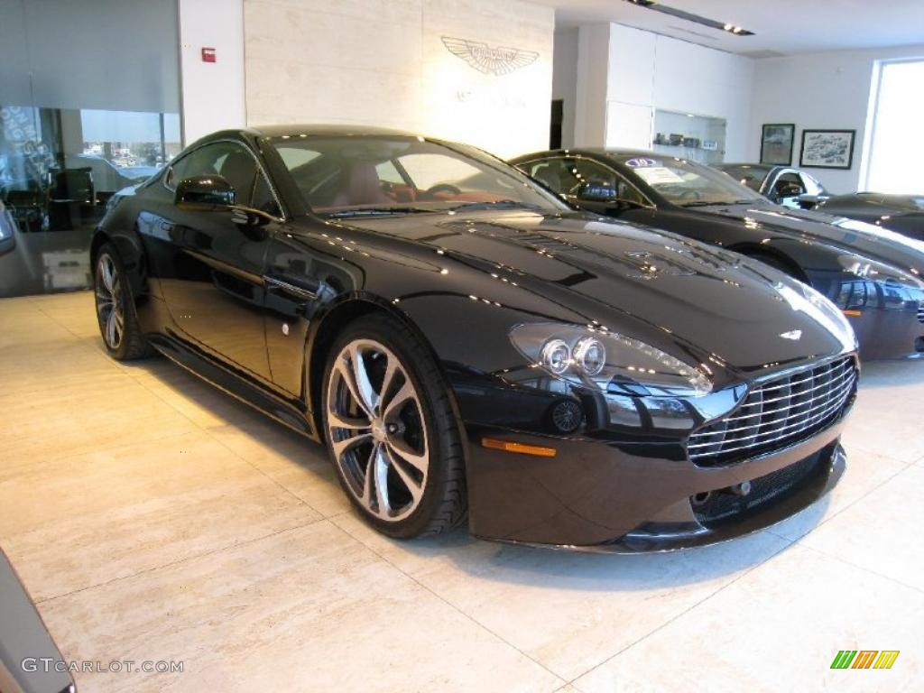 Onyx Black 2011 Aston Martin V12 Vantage Coupe Exterior Photo #45136540