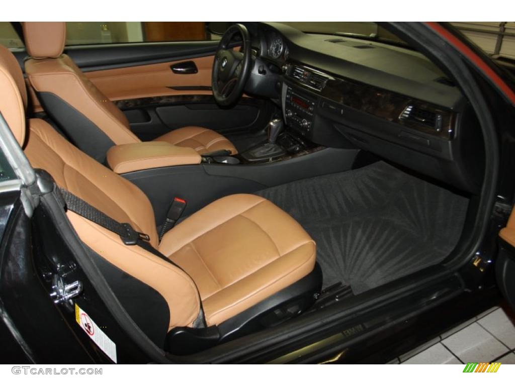 2008 3 Series 328i Convertible - Jet Black / Saddle Brown/Black photo #30