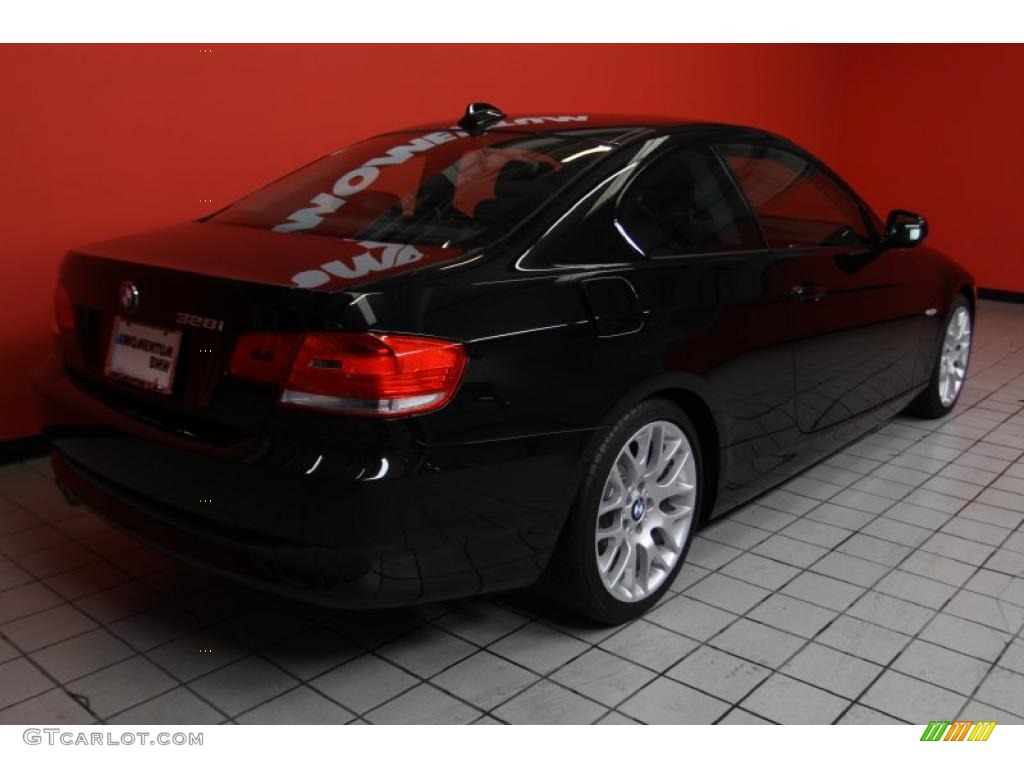 2010 3 Series 328i Coupe - Jet Black / Black photo #3