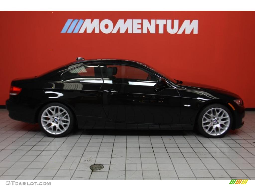 2010 3 Series 328i Coupe - Jet Black / Black photo #4