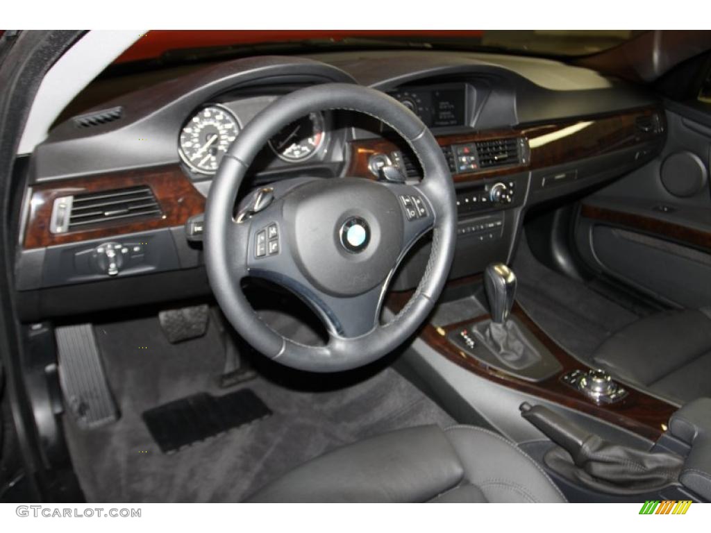 2010 3 Series 328i Coupe - Jet Black / Black photo #10