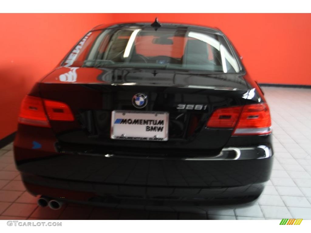 2010 3 Series 328i Coupe - Jet Black / Black photo #15