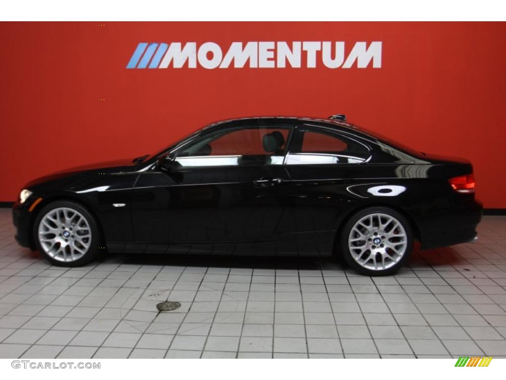 2010 3 Series 328i Coupe - Jet Black / Black photo #16