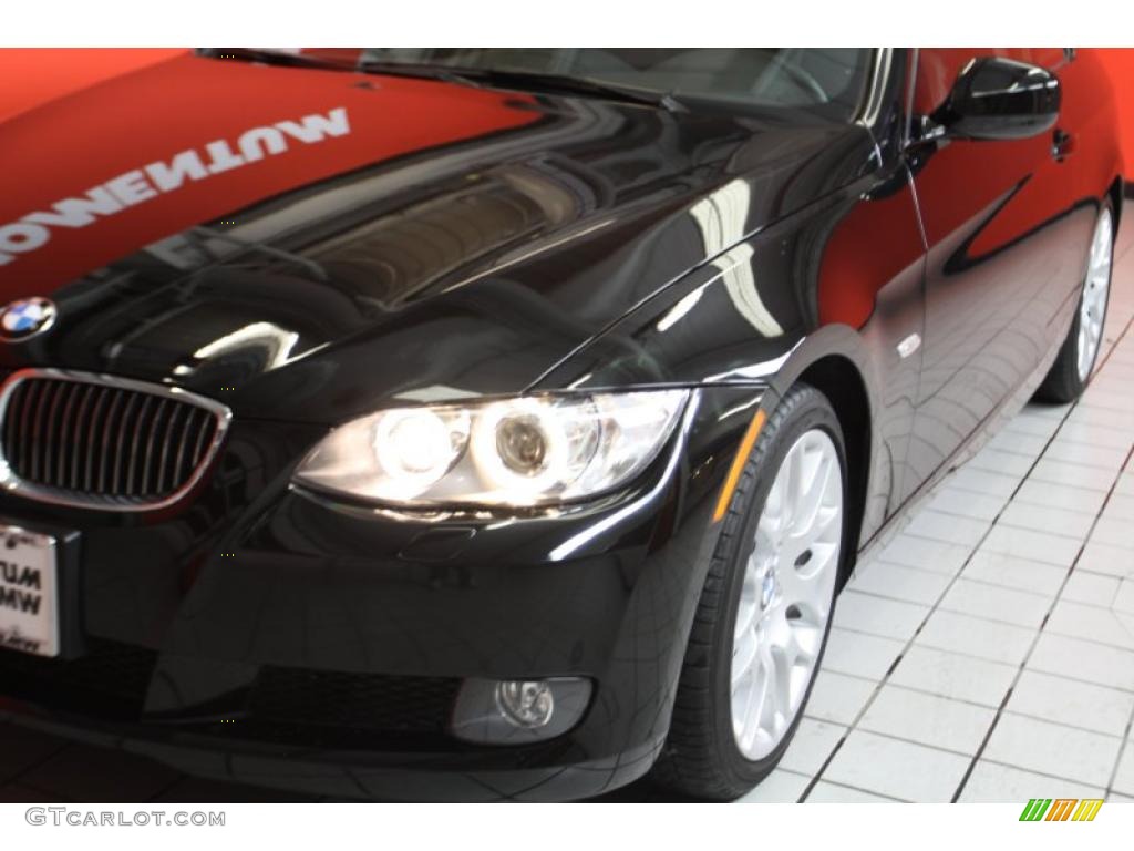 2010 3 Series 328i Coupe - Jet Black / Black photo #19