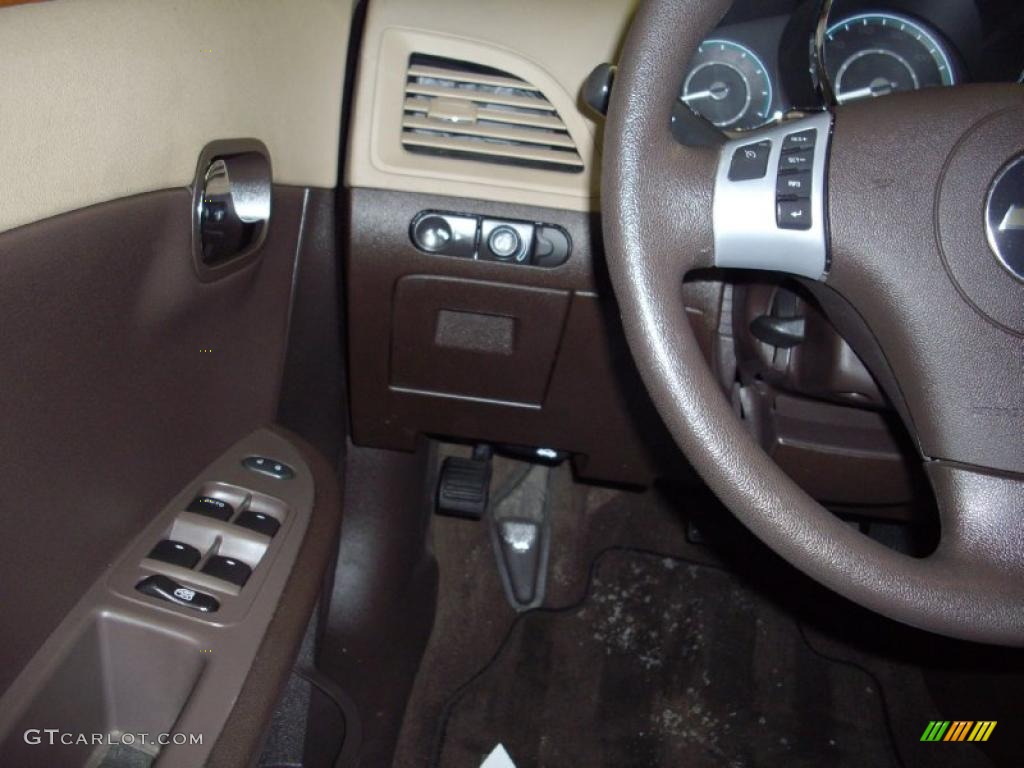 2008 Malibu LT Sedan - Sandstone Metallic / Cocoa/Cashmere Beige photo #16