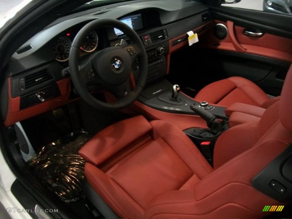 Fox Red Novillo Leather Interior 2011 BMW M3 Coupe Photo #45139455
