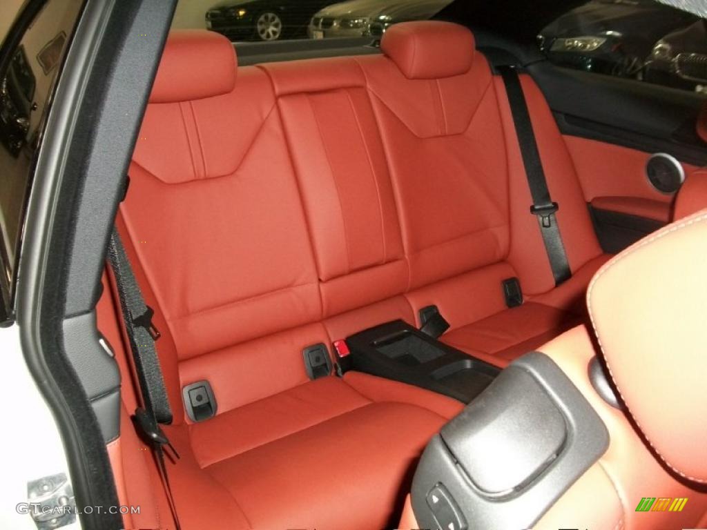 Fox Red Novillo Leather Interior 2011 BMW M3 Coupe Photo #45139703