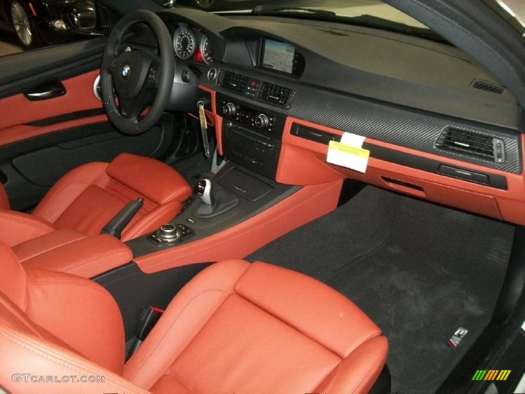 2011 BMW M3 Coupe Fox Red Novillo Leather Dashboard Photo #45139727