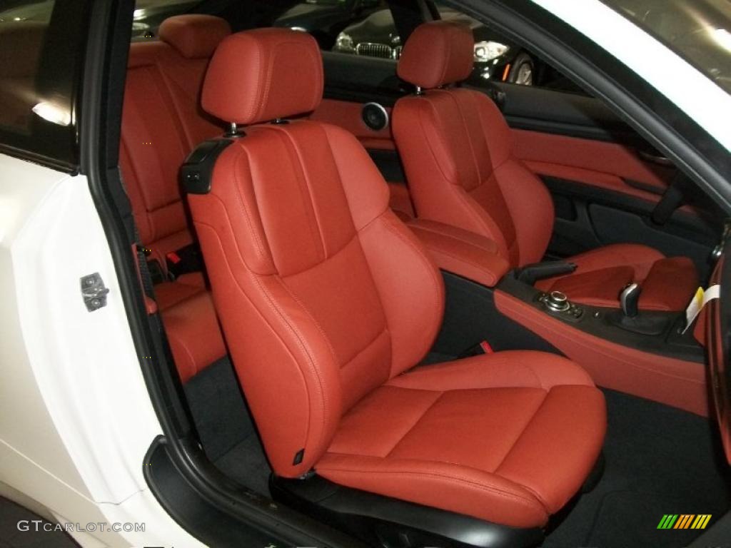 Fox Red Novillo Leather Interior 2011 BMW M3 Coupe Photo #45139780