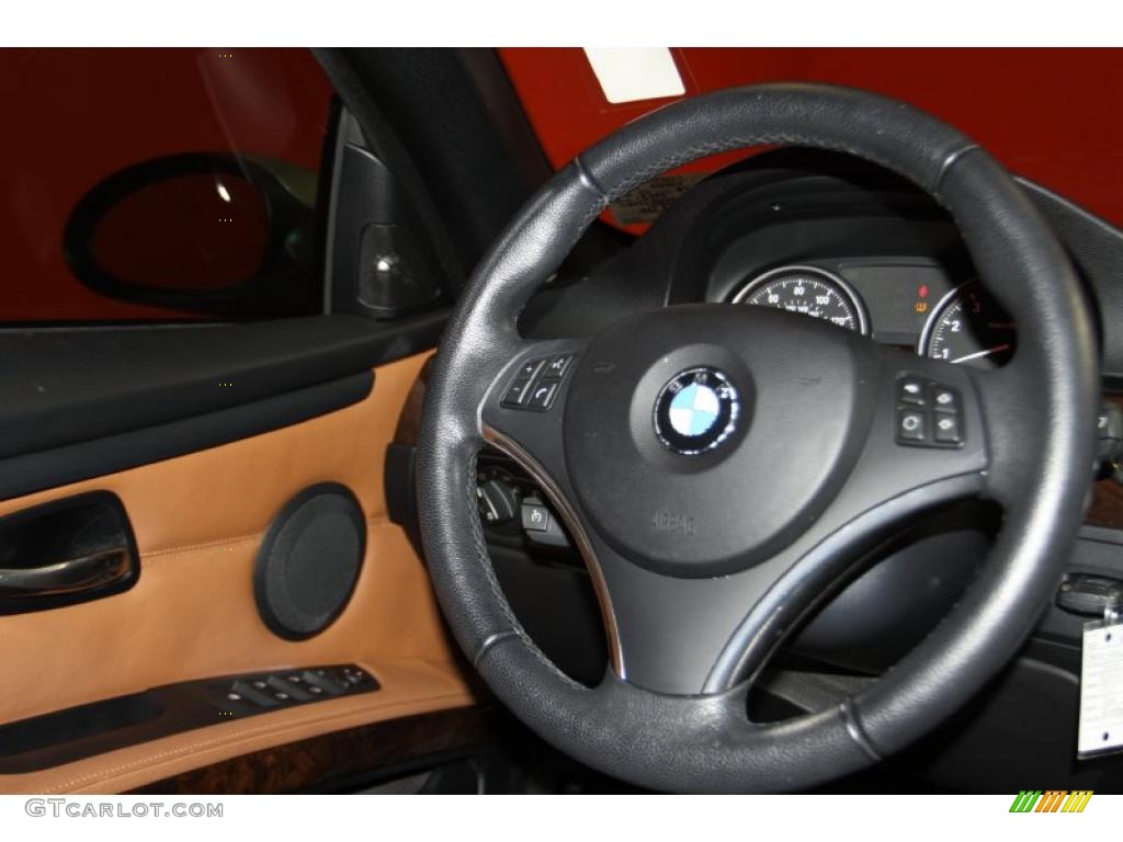 2008 3 Series 335i Convertible - Platinum Bronze Metallic / Saddle Brown/Black photo #9
