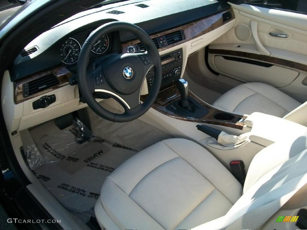 2008 3 Series 328i Convertible - Jet Black / Cream Beige photo #10