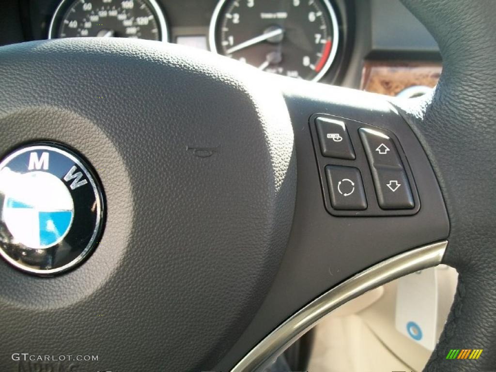 2008 3 Series 328i Convertible - Jet Black / Cream Beige photo #17