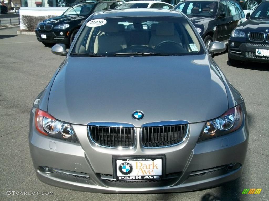 2008 3 Series 328xi Sedan - Platinum Bronze Metallic / Beige Dakota Leather photo #2