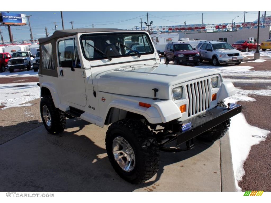 1989 Wrangler Islander 4x4 - White / Gray photo #2