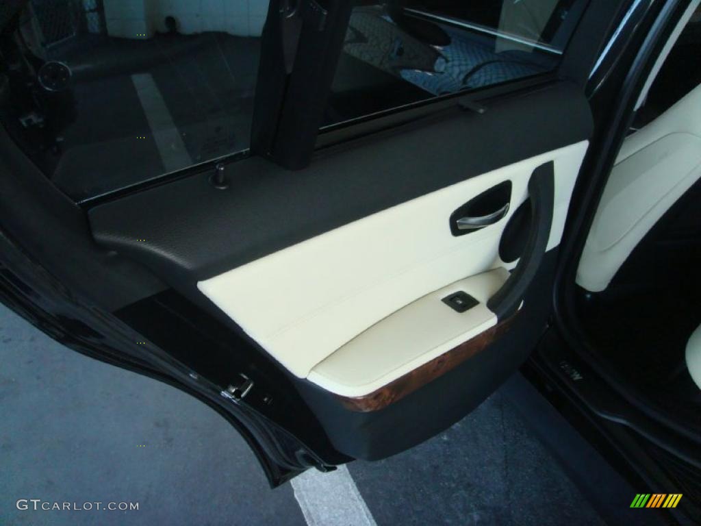 2008 3 Series 335i Sedan - Black Sapphire Metallic / Oyster photo #15