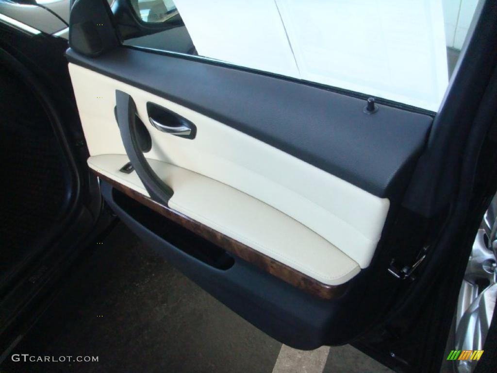 2008 3 Series 335i Sedan - Black Sapphire Metallic / Oyster photo #20