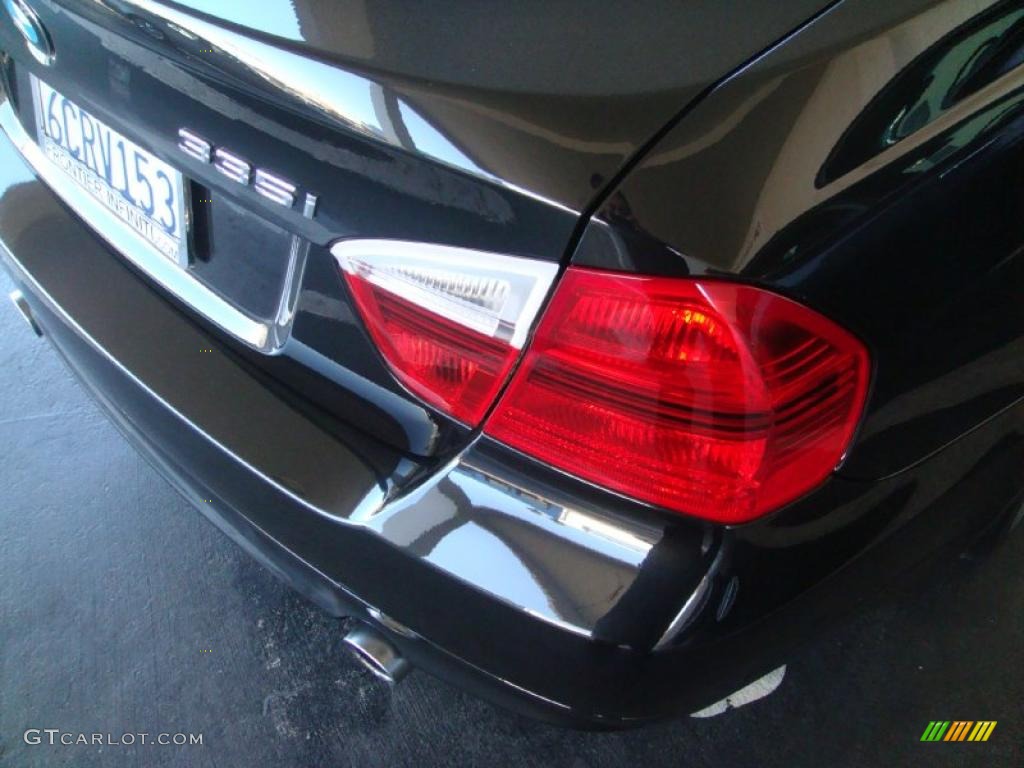 2008 3 Series 335i Sedan - Black Sapphire Metallic / Oyster photo #23