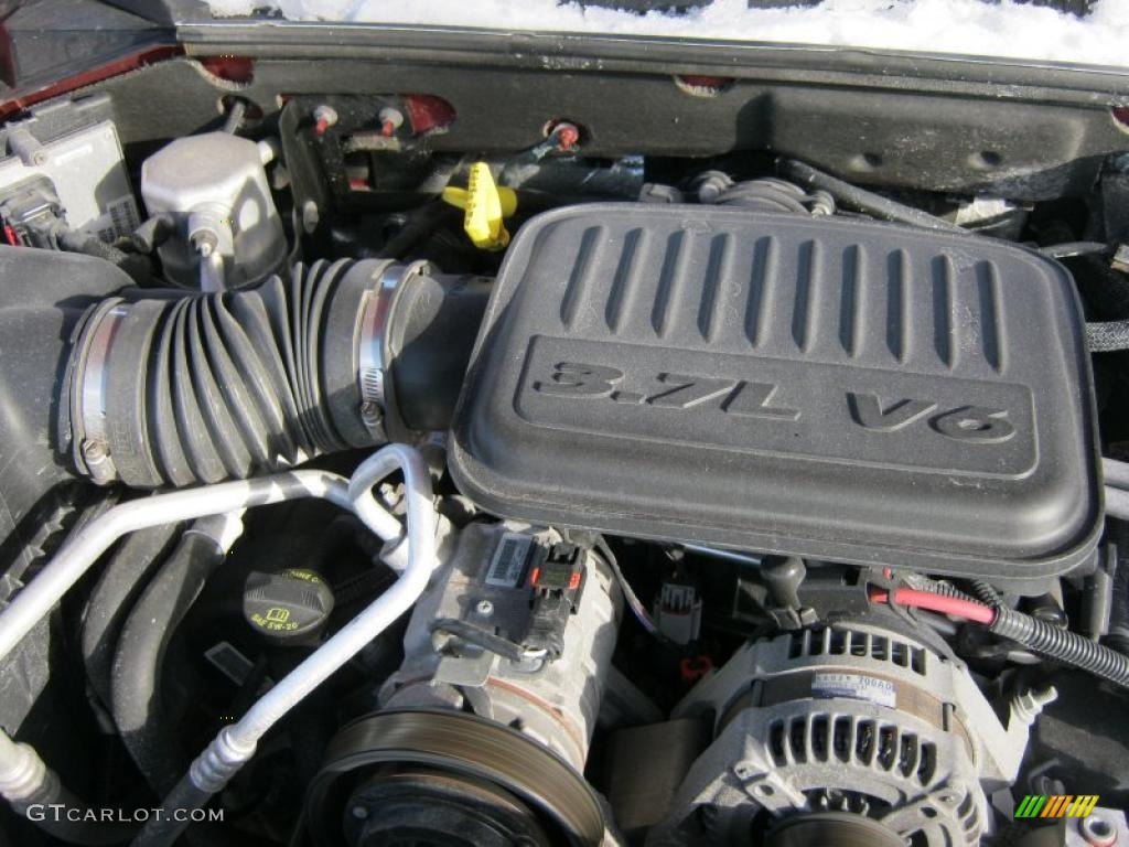 2010 Dodge Dakota Big Horn Crew Cab 4x4 3.7 Liter SOHC 12-Valve Magnum V6 Engine Photo #45148199