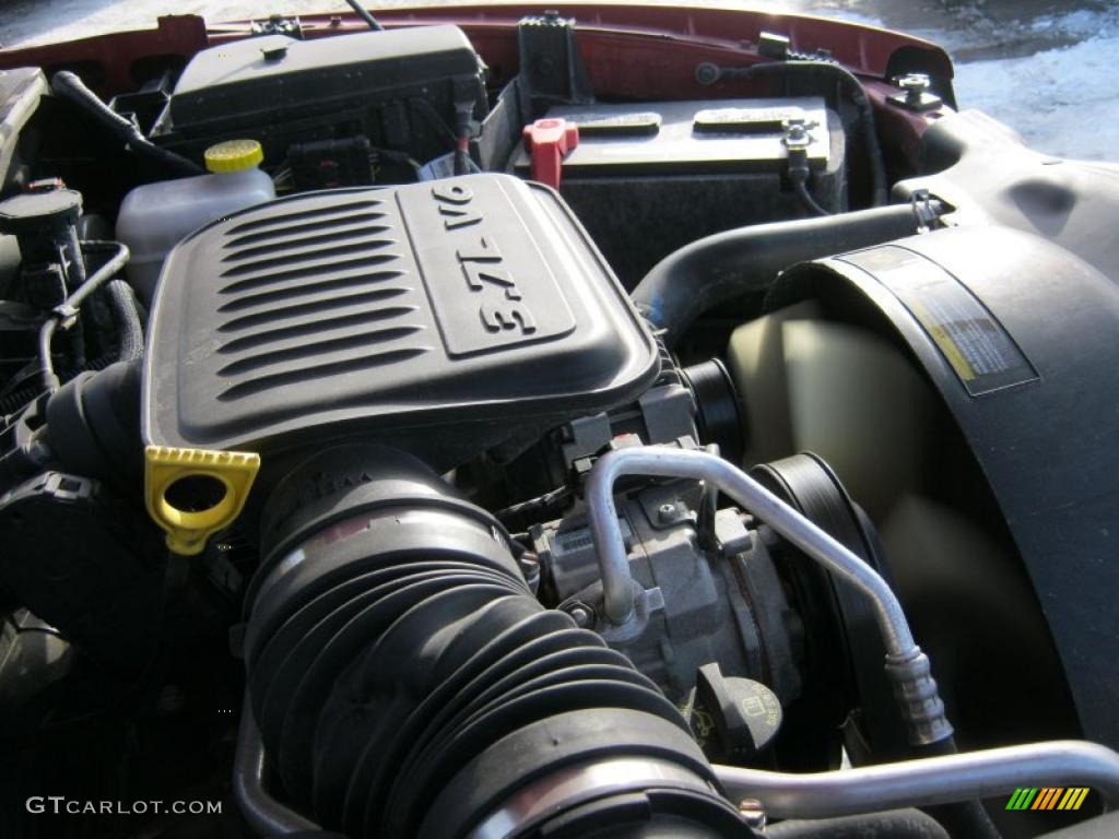 2010 Dodge Dakota Big Horn Crew Cab 4x4 3.7 Liter SOHC 12-Valve Magnum V6 Engine Photo #45148215