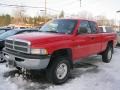 Flame Red 2000 Dodge Ram 2500 ST Extended Cab 4x4 Exterior