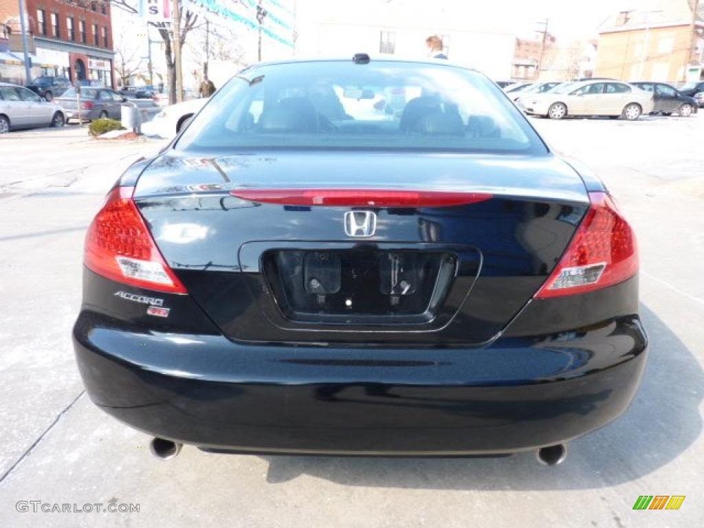 2006 Accord EX-L V6 Coupe - Nighthawk Black Pearl / Black photo #3