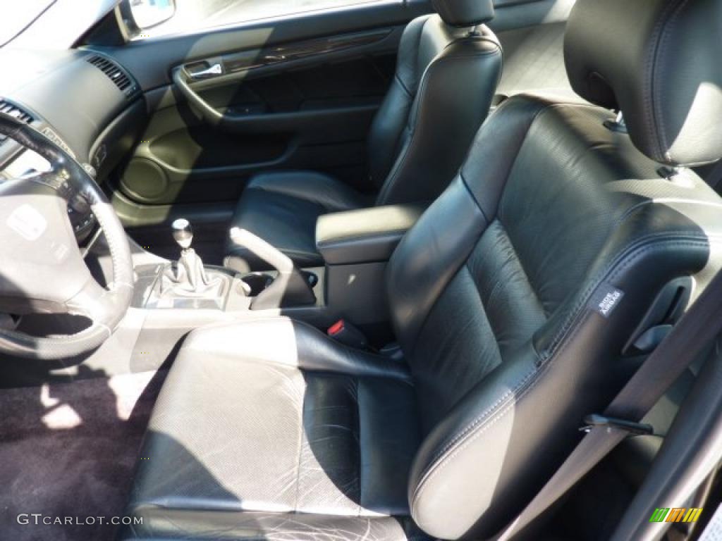 2006 Accord EX-L V6 Coupe - Nighthawk Black Pearl / Black photo #7