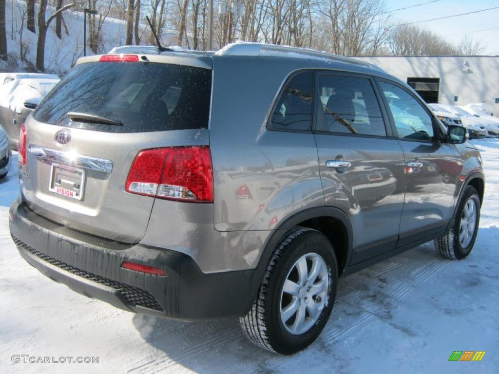 Titanium Silver 2011 Kia Sorento LX Exterior Photo #45149839
