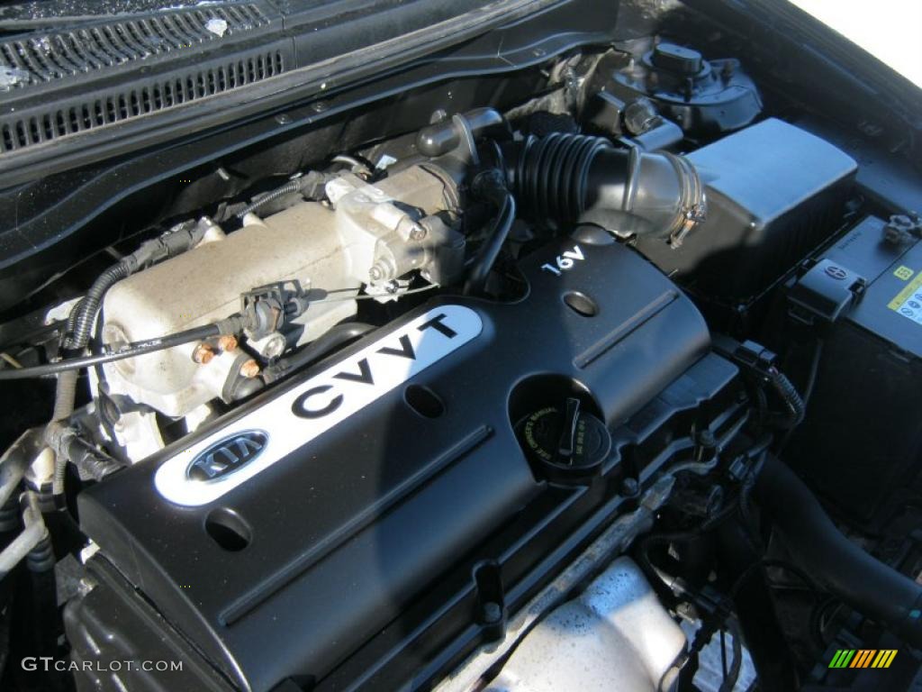 2008 Kia Rio Rio5 LX Hatchback 1.6 Liter DOHC 16-Valve VVT 4 Cylinder Engine Photo #45150491