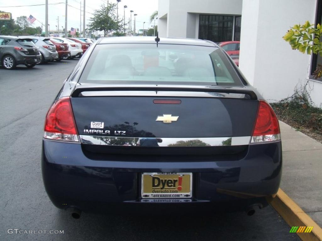 2007 Impala LTZ - Imperial Blue Metallic / Gray photo #3