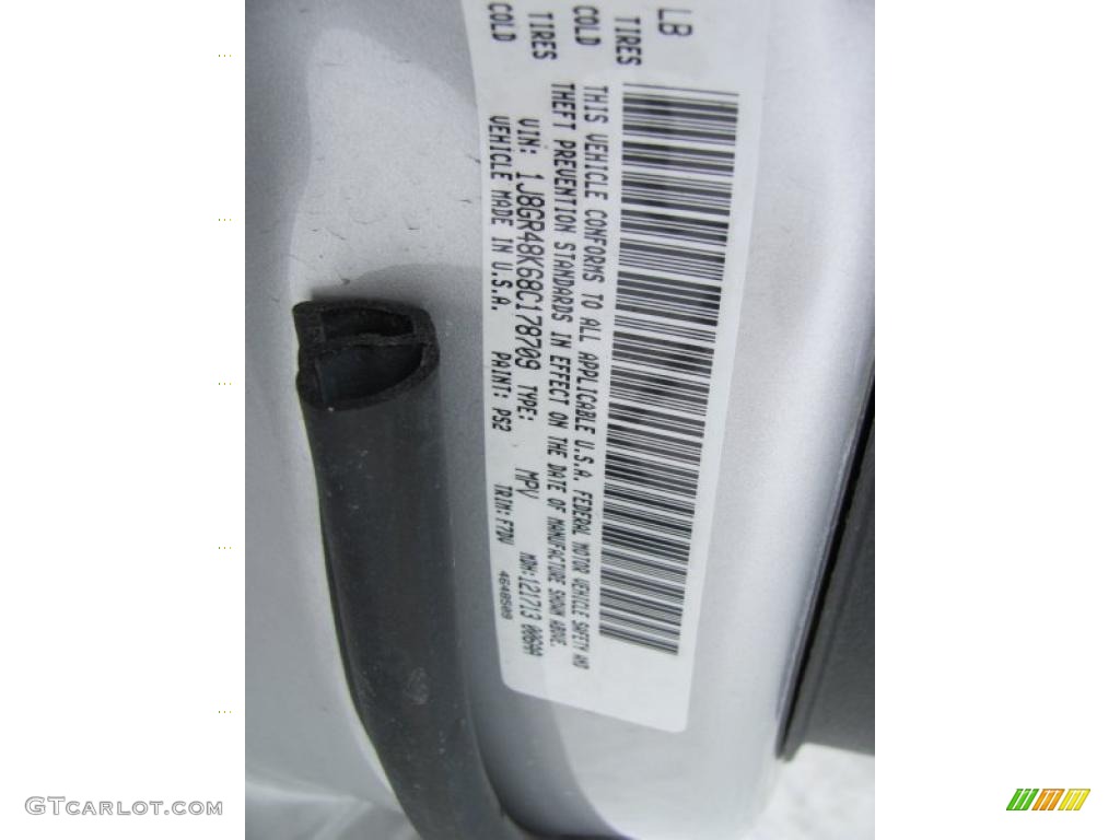 2008 Grand Cherokee Laredo 4x4 - Bright Silver Metallic / Dark Slate Gray/Light Graystone photo #24