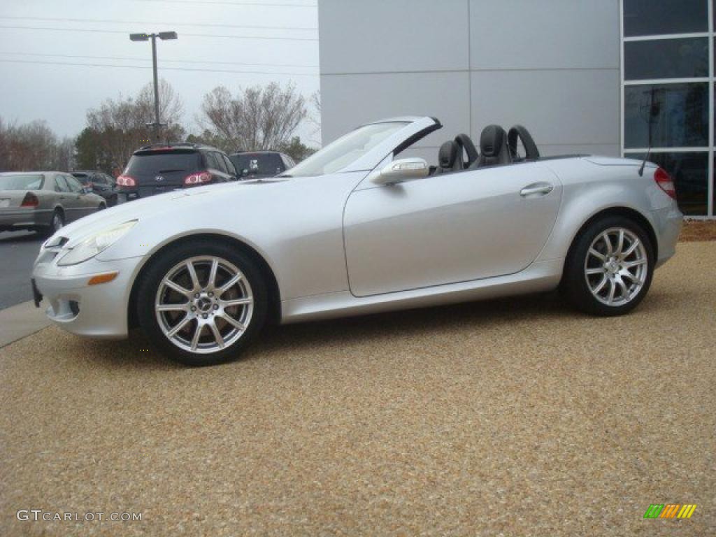 Iridium Silver Metallic 2005 Mercedes-Benz SLK 350 Roadster Exterior Photo #45155700