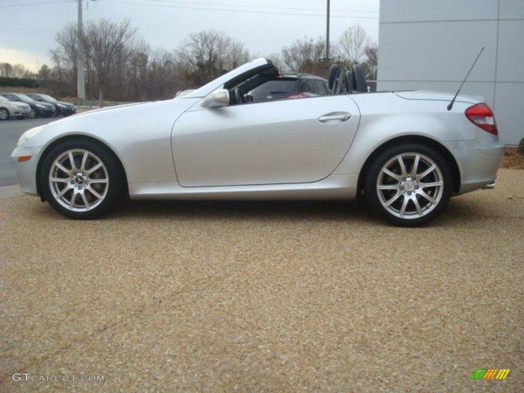 Iridium Silver Metallic 2005 Mercedes-Benz SLK 350 Roadster Exterior Photo #45155712