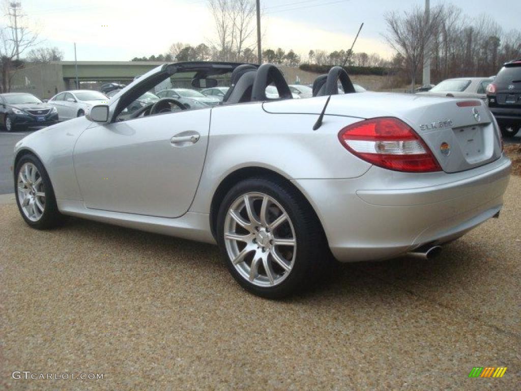 Iridium Silver Metallic 2005 Mercedes-Benz SLK 350 Roadster Exterior Photo #45155730