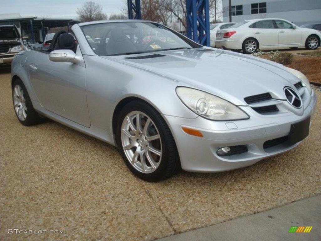 Iridium Silver Metallic 2005 Mercedes-Benz SLK 350 Roadster Exterior Photo #45155796