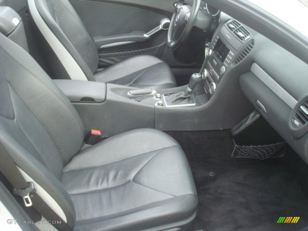 Black Interior 2005 Mercedes-Benz SLK 350 Roadster Photo #45155840