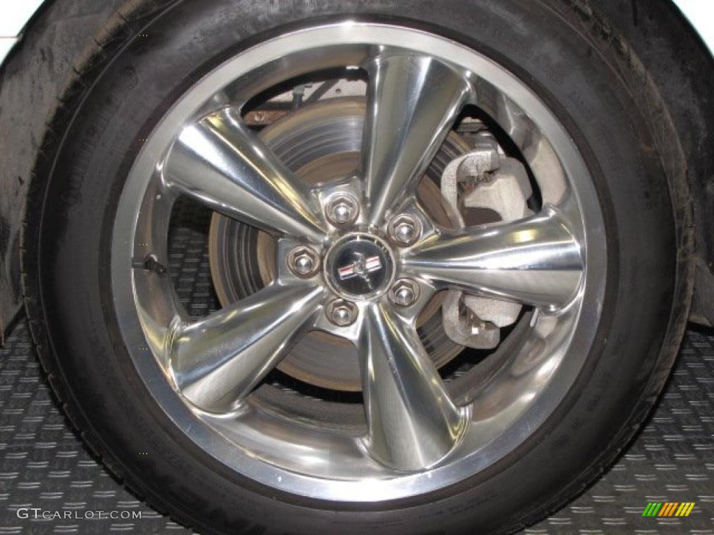 2006 Mustang GT Premium Convertible - Performance White / Dark Charcoal photo #19